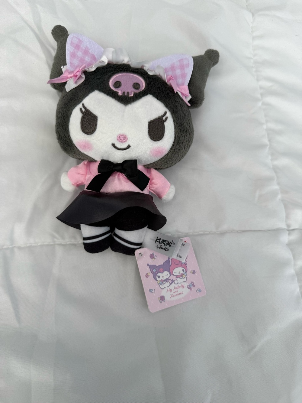 Sanrio Kuromi Plush - Pink, Black & White